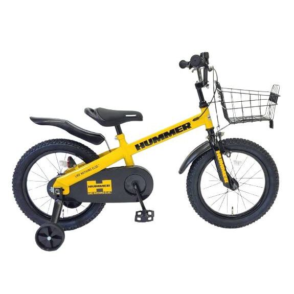 16インチ 身長100cm～ 子供用自転車 ハマーキッズ 16HY-TZ（イエロー