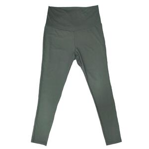 マタニティパンツ レギンス ストレッチ天竺 チャコール×L