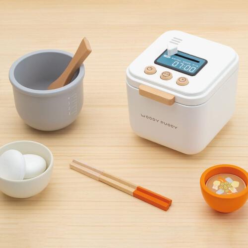 まとめ売り ウッディプッディオムライス おままごと 炊飯器 卵 
