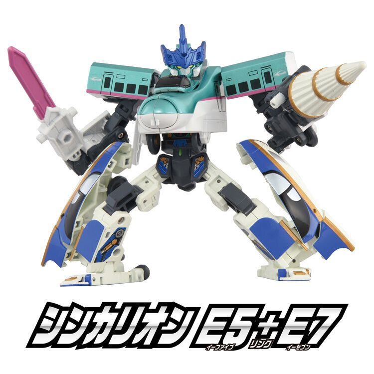 予約受付商品】SGX シンカリオン E5はやぶさ＋E7かがやき リンク合体