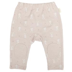 モンキーパンツ インレイ ウサギ ピンク&times;90cm
