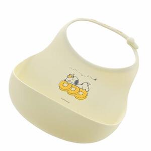 Richell リッチェル ピーナッツコレクション 食べこぼしキャッチしやすいお食事スタイFS (アイボリー) ベビーザらス限定