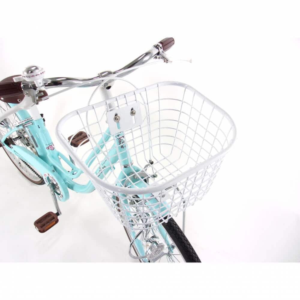 22インチ 身長120～135cm 子供用自転車 バレンタイン2（ミントブルー