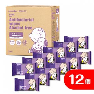 ULTRAPlus ウルトラプラス スヌーピー 除菌シート 80枚×12個パック 箱入り 【ウルトラプラス ベビーザらス限定】