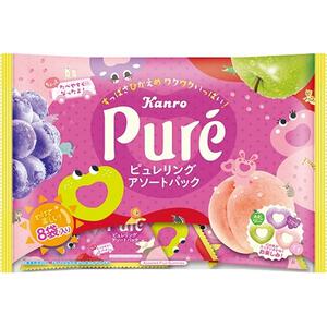 ピュレリング アソートパック 8袋入 ハートのリング型ピュレグミ お菓子