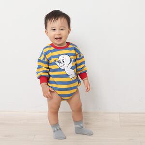 【Welcome to the Universe Baby × chimajiro0730さん】キャスパー 長袖ダルマボディスーツ イエロー×80cm