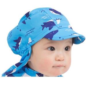 水遊びキャップ 日よけ付き 海の生き物柄 ベビーザらス限定