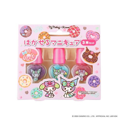 サンリオ はがせるマニキュア3本セット マイメロディ・クロミ
