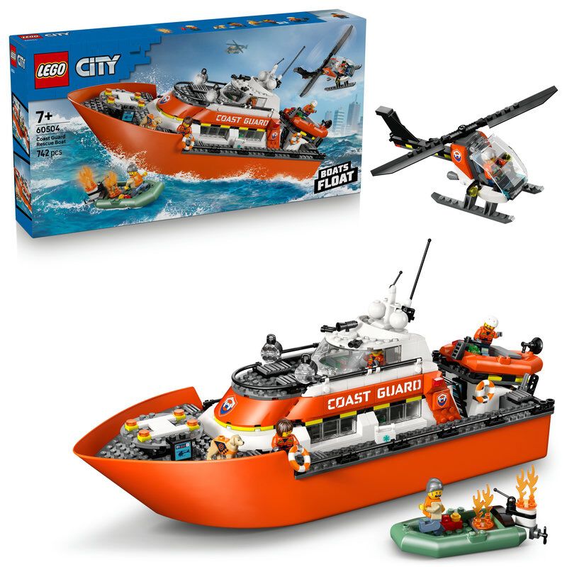 オンライン限定価格】レゴ LEGO シティ 沿岸警備隊レスキュー ボート