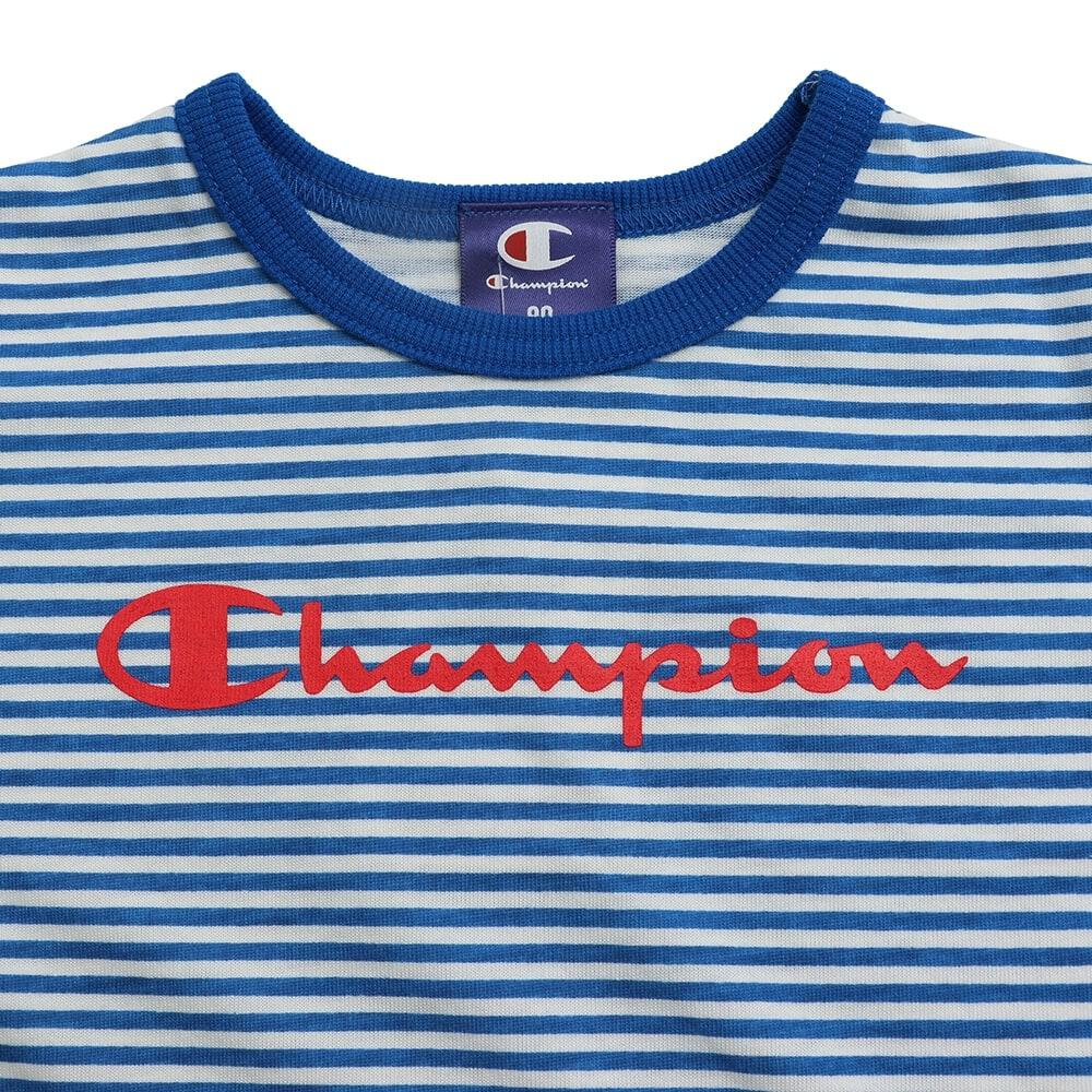 Champion チャンピオン 半袖Tシャツ(ブルー×80cm) ベビーザらス限定 