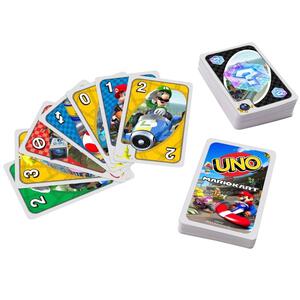 UNO ウノ マリオカート｜スペシャルルールカード ワイルドアイテムボックスカード 2-10人用 7歳～マテルゲーム(Mattel Game)
