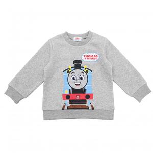 THOMAS トーマス 長袖デイリートレーナー 起毛 ドッカントーマス(グレー&times;100cm)