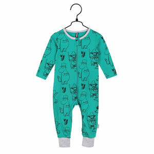 MOOMIN ペン ストローク パジャマ グリーン  62 (グリーン×62cm)