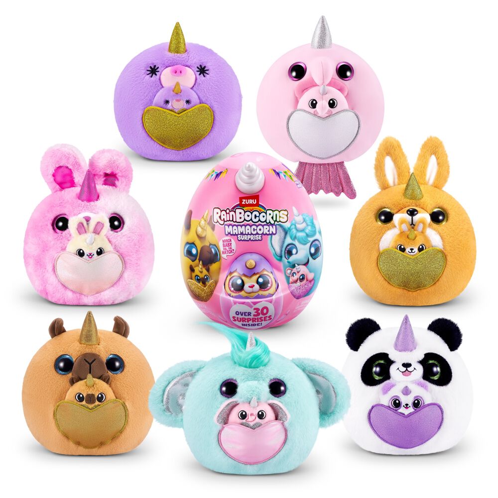 キイロイトリ あつめてぬいぐるみ ハッピーレインボー マラカス レインボーコーンズ ママコーンサプライズ トイザらス限定【種類