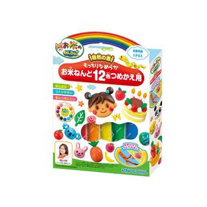 お米のねんDo！もっちりなめらかお米ねんど12色 つめかえ用