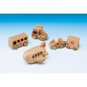 木製ひこうきセットJAL