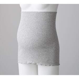 綿100％肌にやさしい腹巻き(グレー×M-L)