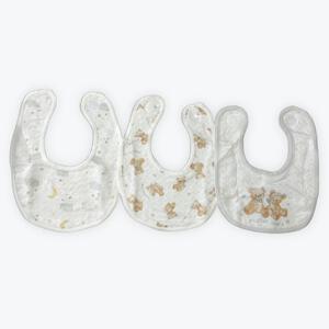 バンブーガーゼ 3枚組スタイ クマ月星 ベビーザらス限定