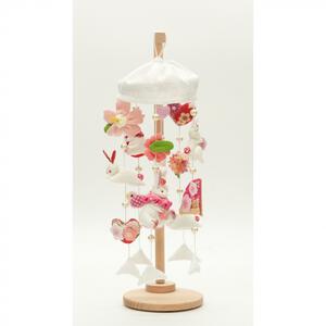 【雛人形】つるし飾り 小 ミニ 高さ34cm 白うさぎ (351950)つるし飾り ひな人形 ひな祭り トイザらス・ベビーザらス限定【メーカー直送】