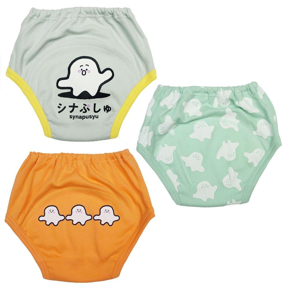 シナぷしゅ 3Pトレーニングパンツ トレパン(オレンジ×95cm) ベビーザら 