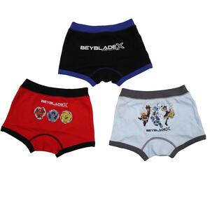 BEYBLADE X ベイブレードエックス  3枚組ボクサーパンツ ブラック 130cm