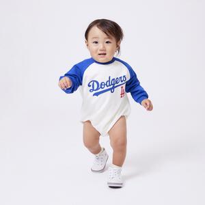 MLB ラグランボディスーツ ドジャース ブルー×70cm ベビーザらス限定
