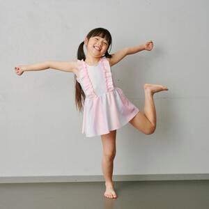 sophitica トドラー ガールズ レインボーワンピース水着 ピンク×110cm