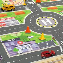 フェルトプレイマット＆ミニカーセット トイザらス限定 クリスマスプレゼント 3歳 4歳 5歳