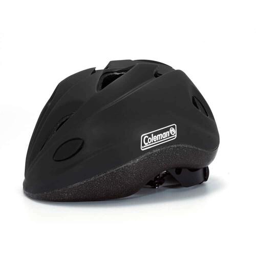 コールマン ジュニアヘルメットSG M（52～56cm）ブラック 子供用ヘルメット 軽量 黒 おしゃれ SG規格適合 バイク 自転車  4歳 5歳 6歳