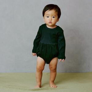 ローリーズファームベビー ふんわりボディスーツ(ブラック×70cm) ベビーザらス限定