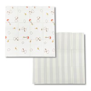 オリジナル 折りたためる！ 両面使えるベビーマット スヌーピー 【フロアマット リバーシブル仕様 収納専用ケース付き（150×150×厚さ0.8cm）】ベビーザらス限定