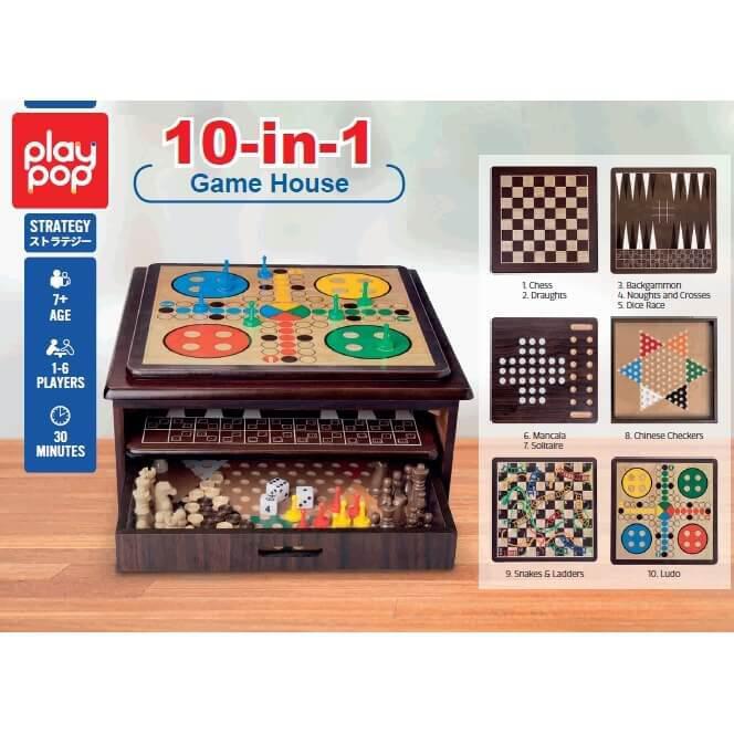 プレイポップ 10イン1デラックスボードゲーム トイザらス限定 