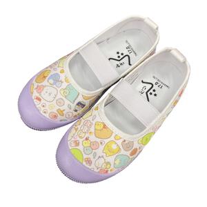 すみっこっぐらし 上履き(パープル×17cm)
