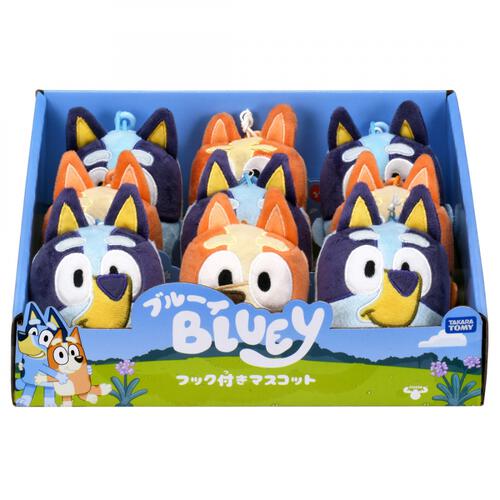 ブルーイ フック付きマスコットアソート ベーシックブルーイ・ベーシックビンゴ(ベーシックビンゴ)【種類ランダム】