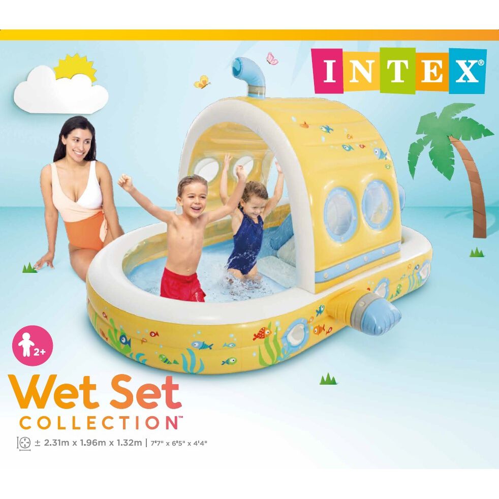インテックス INTEX サブマリン プレイセンタープール 231×196×132cm