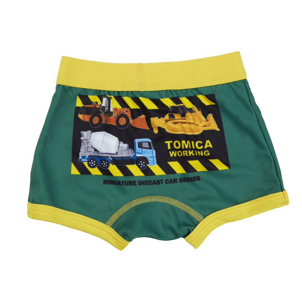 TOMICA トミカ 3枚組ボクサーパンツ ブルー×100cm ベビーザらス限定