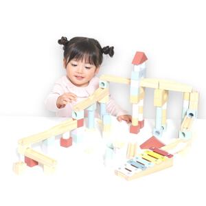 木製ブロックビー玉 転がし100ピースセット トイザらス限定