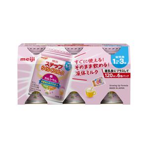 明治ステップ らくらくミルク 120ml×6本パック 【液体ミルク】
