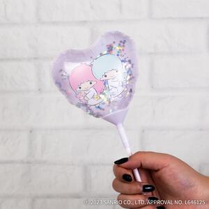 リトルツインスターズ サンリオキャラクターズ スティックバルーン 風船 ハート イベント パーティー
