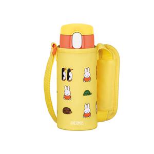 真空断熱ストローボトル410ml イエローオレンジ ミッフィー｜サーモス 水筒 キッズ