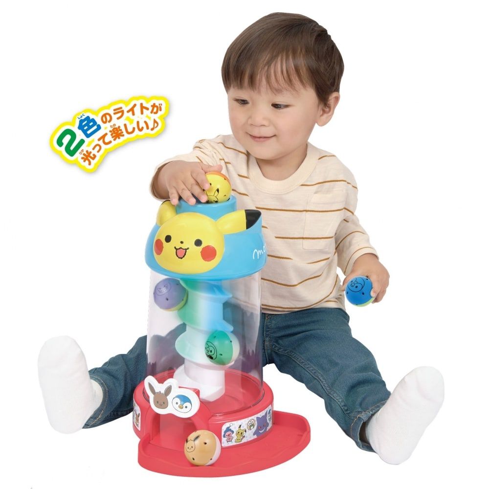 monpoke モンポケ 音も！光も！ころころピカチュウタワー