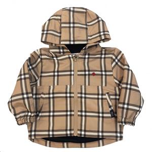 POLO BCS マウンテンパーカー チェック(ベージュ×80cm) ベビーザらス限定