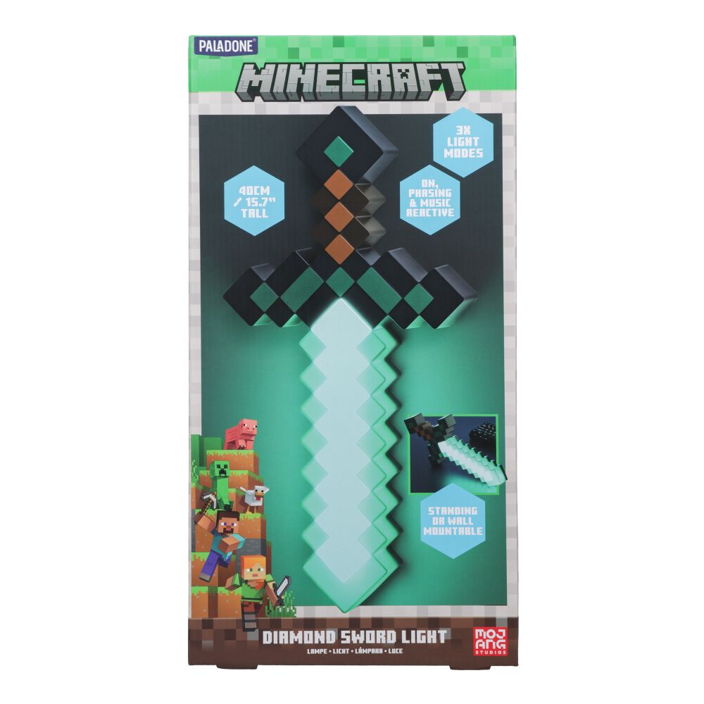 Minecraftマインクラフト　光るソード 剣 マインクラフト ダイヤモンドの剣 ルームライト マイクラ おもちゃ