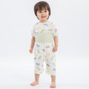 半袖腹巻付きパジャマ 鹿の子天竺 恐竜柄(恐竜×80cm) ベビーザらス限定
