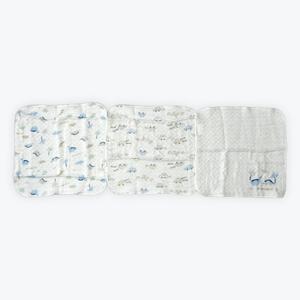 バンブーガーゼ ハンカチ3枚組 (恐竜&times;車&times;フリー) ベビーザらス限定