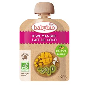 babybio ベビービオ キウイ・マンゴー・ココナッツ 【有機食材 ベビースムージー 離乳食 ベビーフード】【6ヶ月～】