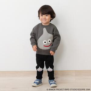 ドラクエベビー＆キッズ セーター メタルスライム(グレー×約90cm)