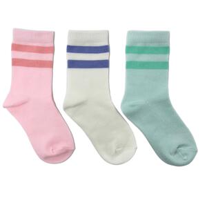 3P吸水速乾ラインクルーソックス 9-20cm ベビーザらス限定