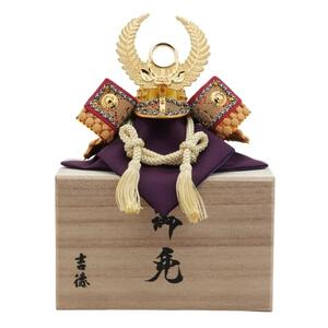 【五月人形】兜飾り 床飾り「桐箱入り兜 徳川」（525048）コンパクト 初節句 男の子 端午の節句 トイザらス・ベビーザらス限定【メーカー直送】