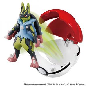 ポケモン モンコレ ポケデルゼ 黄色いメガルカリオ（モンスターボール）